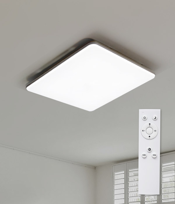 에페스 80W 정사각 국산거실등 안방등 리모컨