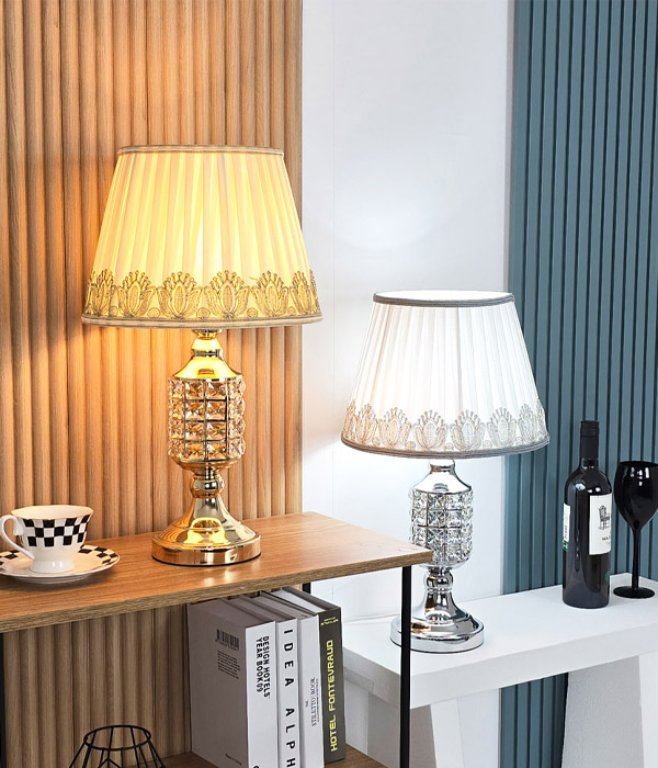 아치 침실스탠드 패브릭 단스탠드 (골드, 크롬)