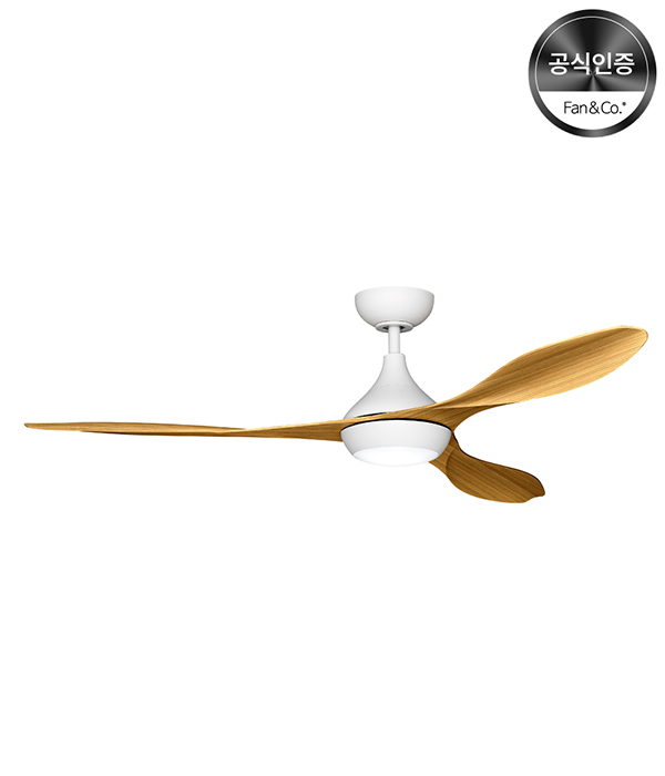 팬앤코 확장형타워 폴라리스 LED조명형 실링팬 132cm