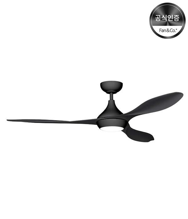 팬앤코 확장형타워 폴라리스 LED조명형 실링팬 132cm