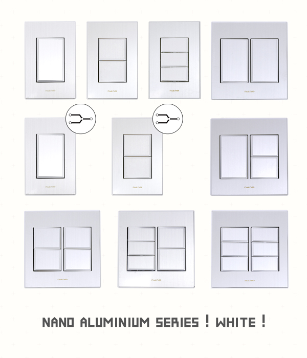 나노 알루미늄 화이트 스위치