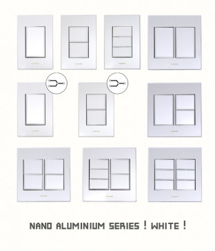 나노 알루미늄 화이트 스위치