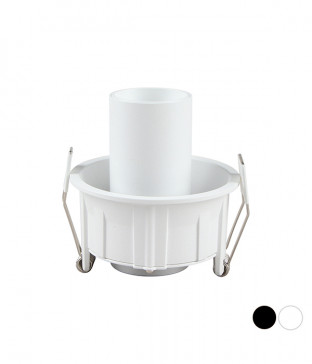 플리커프리 페퍼 75mm(3) 실린더 매입 8W [화이트/블랙]